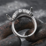 Anillo Cabeza de Carnero Gotico - Vintage Punk