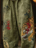 Pantalones Ligeros Playa Estampados Hombre