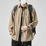 Camisa informal holgada y cómoda para hombre.