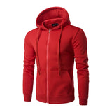 Campera Sudadera Hombre con Capucha y Cierre
