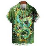 Camisa de manga corta hawaiana para hombres. Camisas diseños 3D