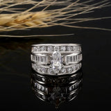 Anillo Corte Marquesa - Lujo para Aniversario