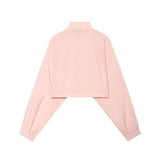 Campera Mujer Frente con Cierre Cuello Alto Manga Larga
