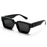 Ruiao Retro Black Millionaire Shades Luxury Sunglasses 2025 For Men Designer Famous Brand Square Sun Glasses Man Women Sunglass