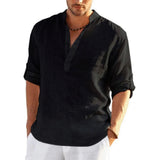 CAMISA LINO ALGODON CASUAL  (58% OFF !! - SÓLO 50 POR HOY)