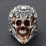 Anillo Calavera Hip-Hop Ajustable - Unisex