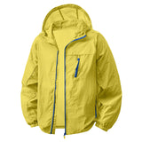 Campera Hombre UPF50+ Rompeviento con Capucha Verano