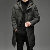 Campera parka de Pluma Hombre