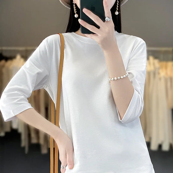 Camisetas manga larga en 15 colores