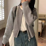 Cardigan Otoño Invierno Varios Colores Talle Unico