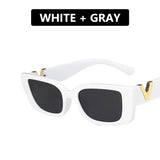 (85% off) Gafas de sol rectangulares retro para mujer - Solo 50 promo
