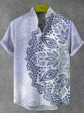 Camisa Hombre Unisex Estampado Mandala