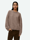 Suéter Oversize - Cuello Redondo y Mangas Farol