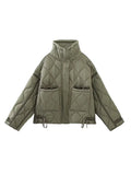 Campera Acolchada Cuello Alto