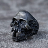 Anillo Calavera Vintage Acero 316L - Estilo Biker