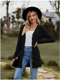 Saco Mujer Rayas Manga Larga con Botones Estilo Casual Elegante