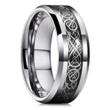 Anillo Dragon Celta - 21 Colores Acero Inoxidable