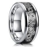 Anillo Dragon Celta - 21 Colores Acero Inoxidable