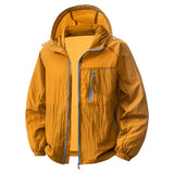 Campera Hombre UPF50+ Rompeviento con Capucha Verano