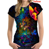 Remeras con estampados de mariposas
