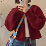 Cardigan Otoño Invierno Varios Colores Talle Unico