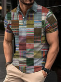 Camisa Polo.  Camisas estampadas a cuadros.