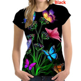 Remeras con estampados de mariposas