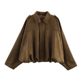 Chaqueta Faux Gamuza