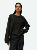 Suéter Oversize - Cuello Redondo y Mangas Farol