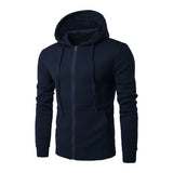 Campera Sudadera Hombre con Capucha y Cierre