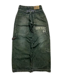2024 New American Trend Retro Hip-hop Embroidery Pattern Baggy Jeans For Men And Women Y2K Harajuku Gothic Wide Pants Streetwear
