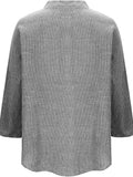 Camisa a Rayas Celeste/Gris