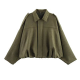 Chaqueta Faux Gamuza