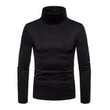 Polera Cuello Alto Elástica Hombre Varios Colores