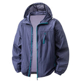Campera Hombre UPF50+ Rompeviento con Capucha Verano