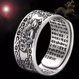 Anillo Pixiu Feng Shui - Amuleto de Buena Suerte