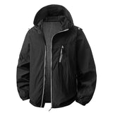 Campera Hombre UPF50+ Rompeviento con Capucha Verano