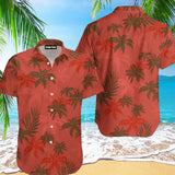 Camisa hawaiana para hombre. Camisa de playa con estampado de flores.