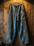 Pantalones Ligeros Playa Estampados Hombre