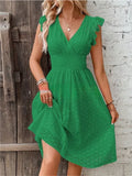 Vestido de Encaje Primavera Verano