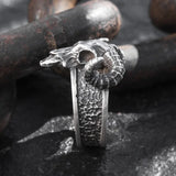 Anillo Cabeza de Carnero Gotico - Vintage Punk