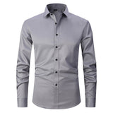 Camisa elegante para hombre de manga larga