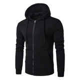 Campera Sudadera Hombre con Capucha y Cierre