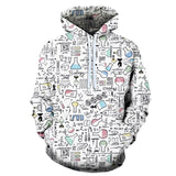 Hoodies Estampadas Ciencia Matematica Unisex