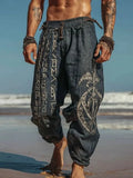 Pantalones Ligeros Playa Estampados Hombre