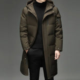 Campera parka de Pluma Hombre