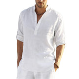 CAMISA LINO ALGODON CASUAL  (58% OFF !! - SÓLO 50 POR HOY)