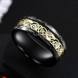 Anillo Dragon Celta - 21 Colores Acero Inoxidable