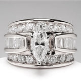 Anillo Corte Marquesa - Lujo para Aniversario