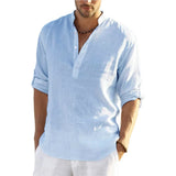 CAMISA LINO ALGODON CASUAL  (58% OFF !! - SÓLO 50 POR HOY)